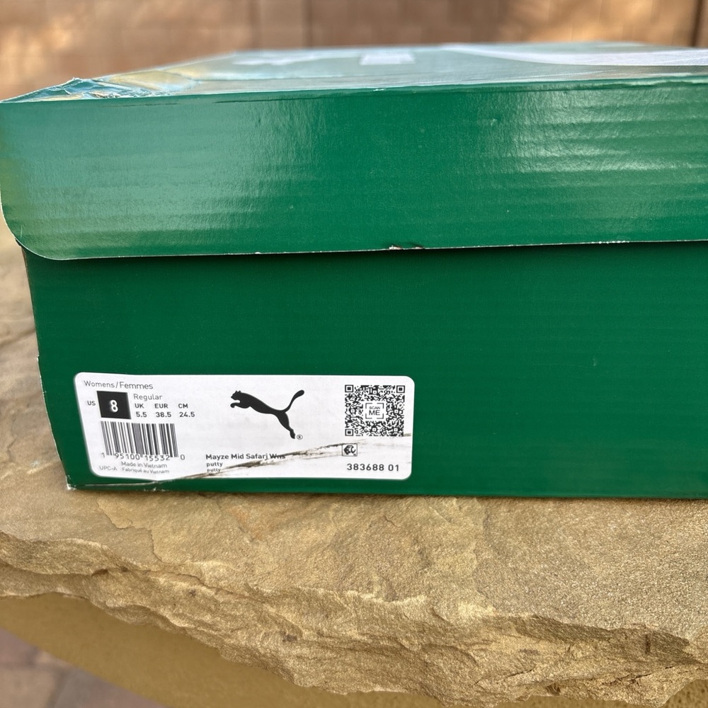 Puma Women's Cream High-Top Sneakers - Picture 5 of 5